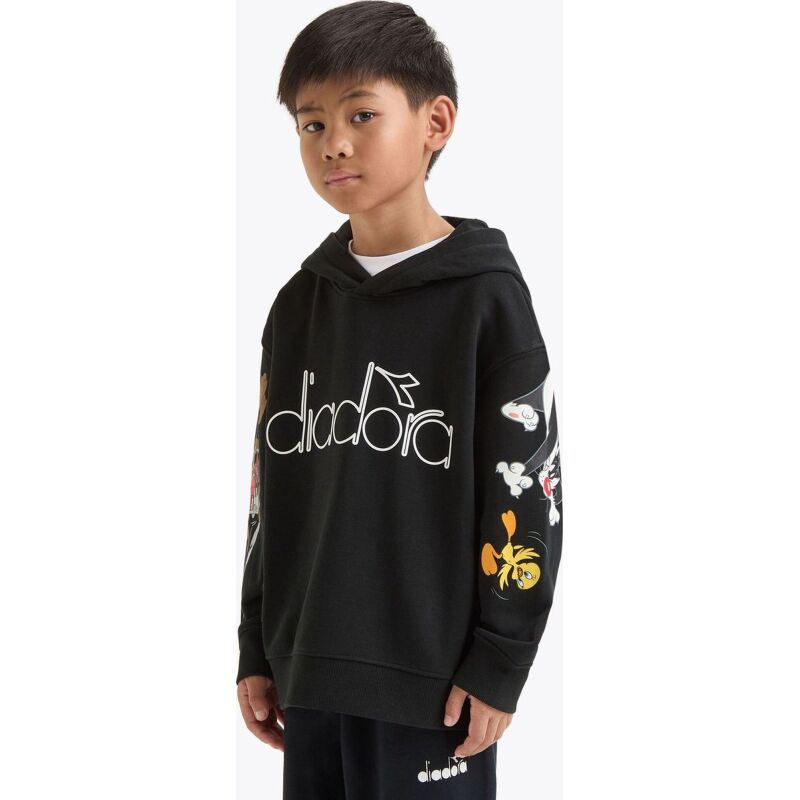 DIADORA JU.HOODIE TEAM Black
