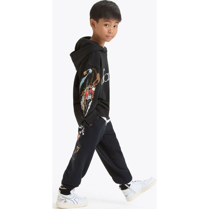 DIADORA JU.HOODIE TEAM Black