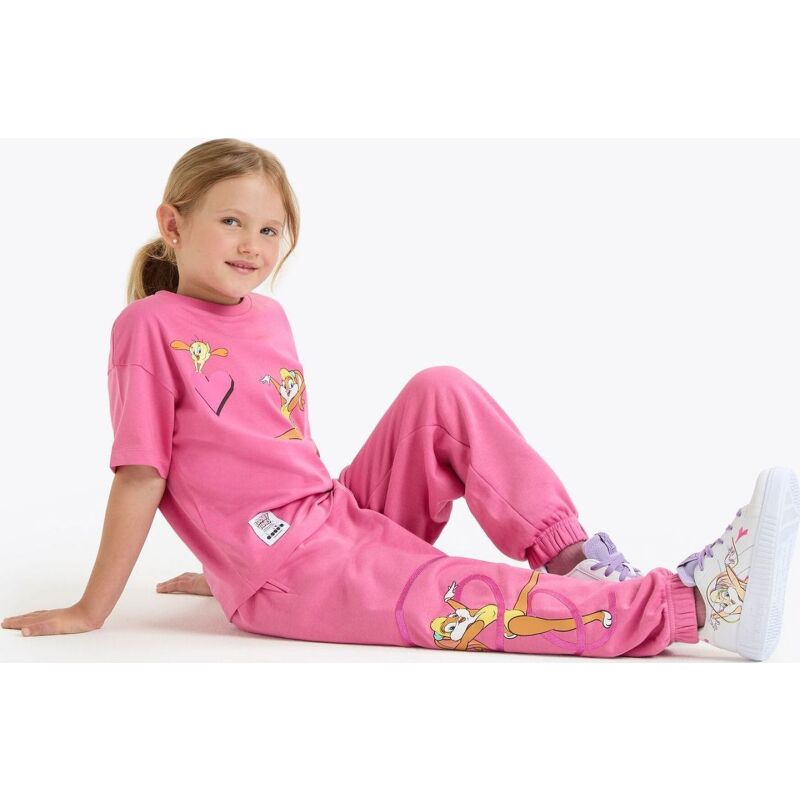 DIADORA JU.JOGGER PANT TEAM Chateau Pink