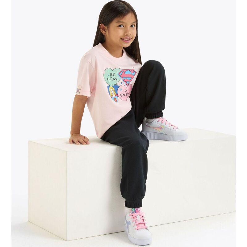 DIADORA JG.T-SHIRT SS SUPERGIRL Wild Rose (50207)