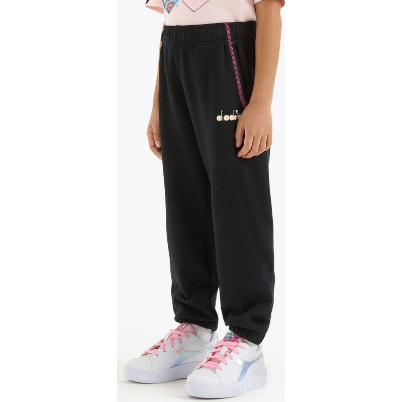 DIADORA JU.JOGGER PANT SUPERHEROES Black/Wild Rose