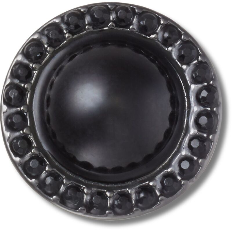 Crocs™ Jibbitz Black Dome With Gems 