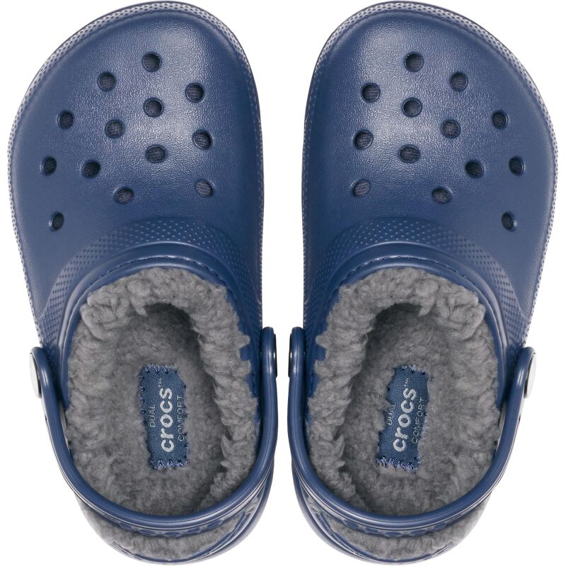 Crocs™ Classic Lined Clog Kids' 207009 Navy/Charcoal