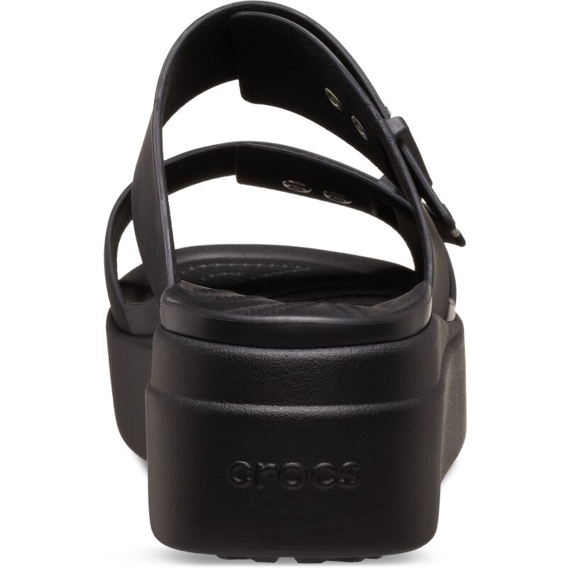 Crocs™ Brooklyn Sandal Low Wedge Women's Black