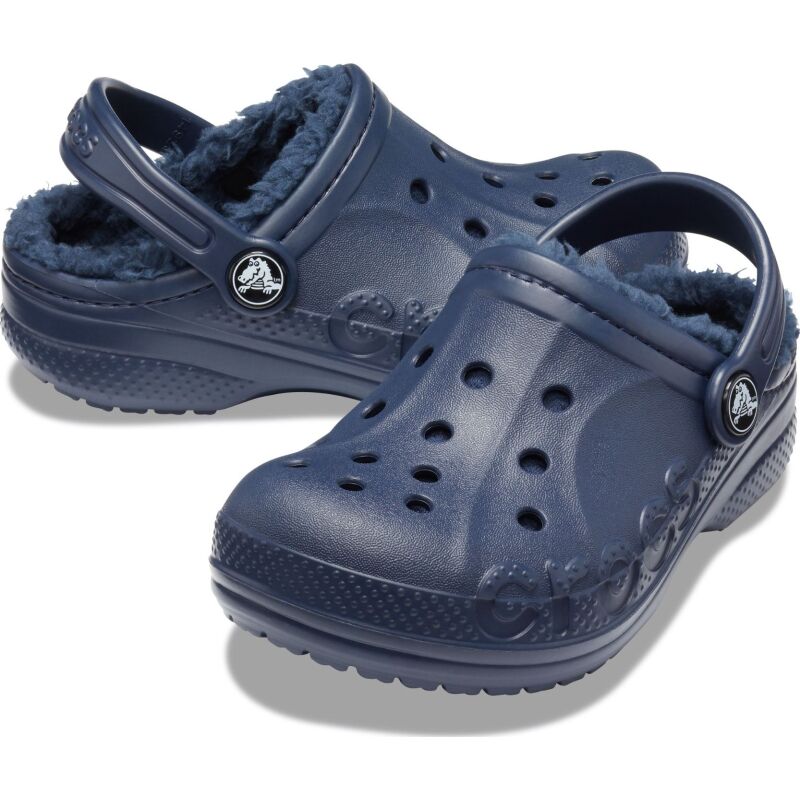 Crocs™ Baya Lined Clog Kid's 207501 Navy/Navy