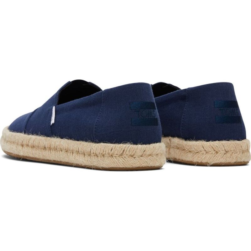 TOMS Recycled Cotton Woven Men Alpargata Rope 2.0 Navy