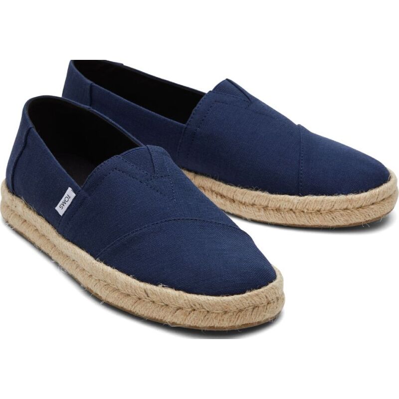 TOMS Recycled Cotton Woven Men Alpargata Rope 2.0 Navy