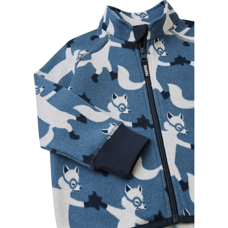 REIMA Fleece Sweater Ornament 5200043A Blue Ocean 67A5