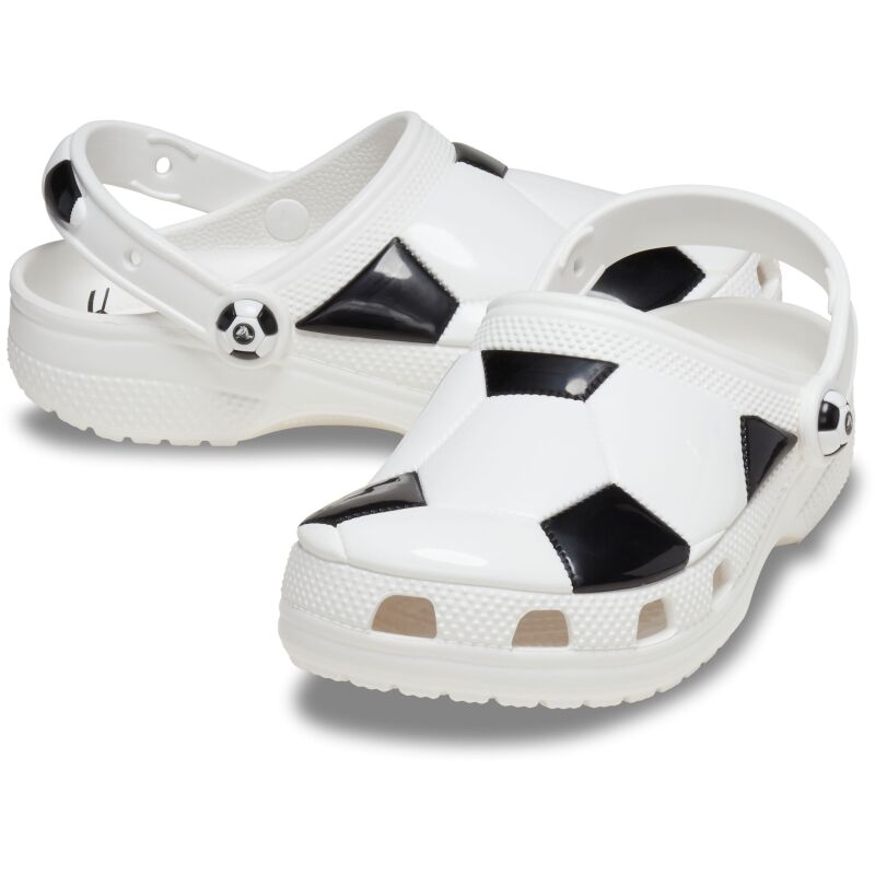 Crocs™ Classic Soccer Ball Clog Kid's White/Black