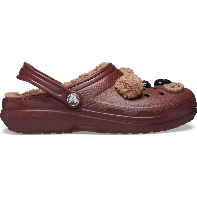 Crocs™ Classic Lined I Am Brown Bear Clog Toddler Dark Clay