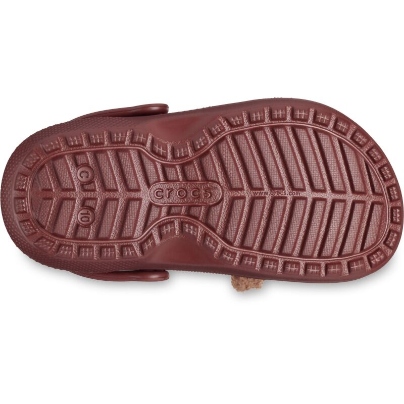 Crocs™ Classic Lined I Am Brown Bear Clog Toddler Dark Clay