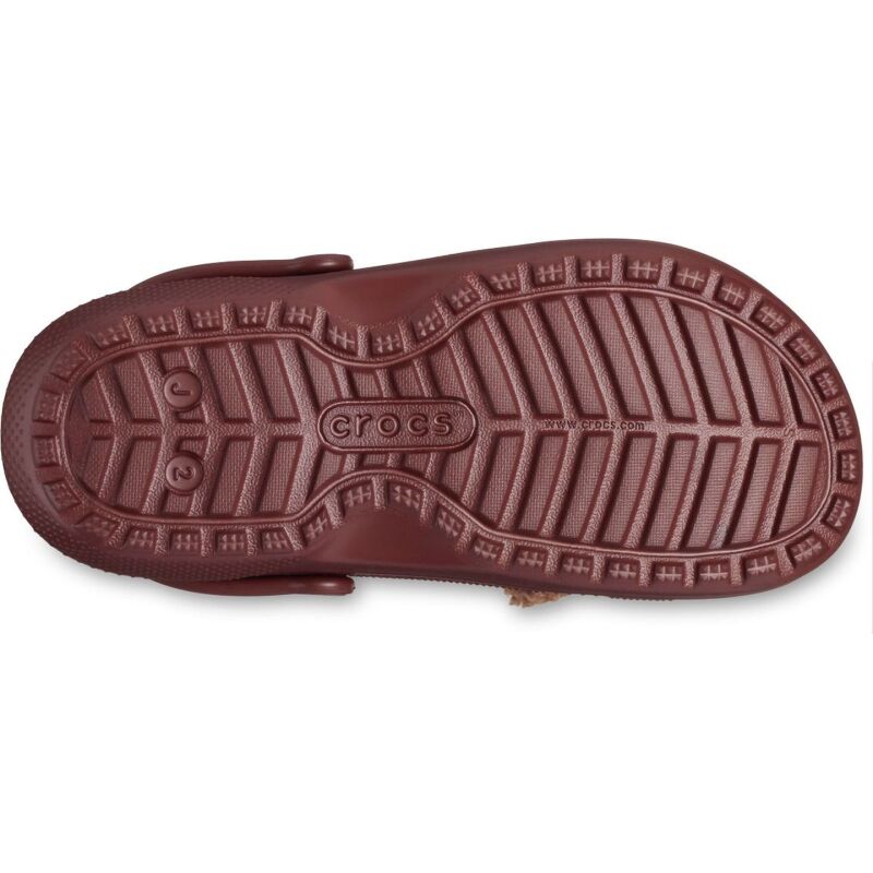 Crocs™ Classic Lined I Am Brown Bear Clog Kid's Dark Clay