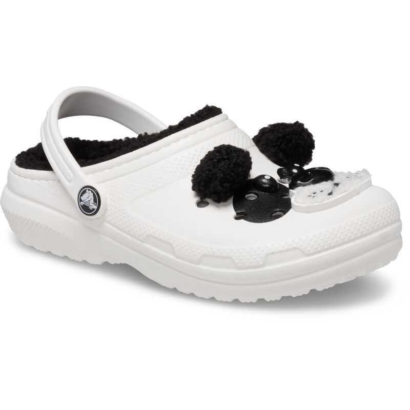 Crocs™ Classic Lined I Am Panda Bear Clog Kid's Chalk/Black