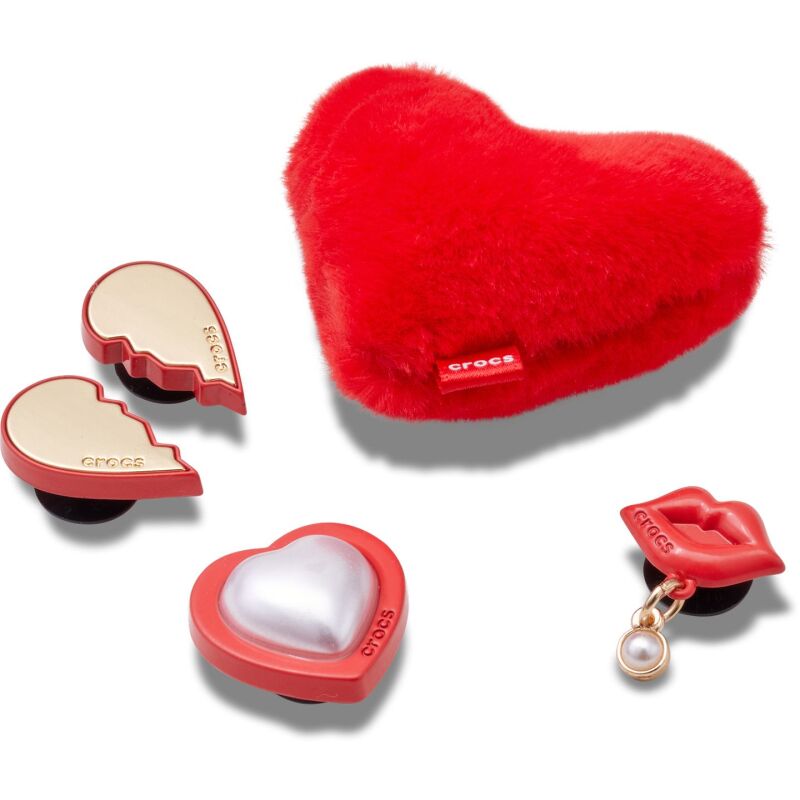 Crocs™ Jibbitz Red Valentines 5 Pack 