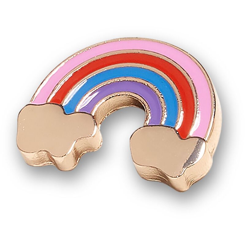 Crocs™ Jibbitz Gold Cloud Rainbow 