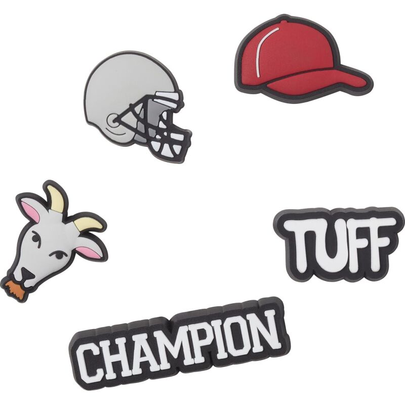 Crocs™ Jibbitz Champion Sandal Backer 5-Pack 