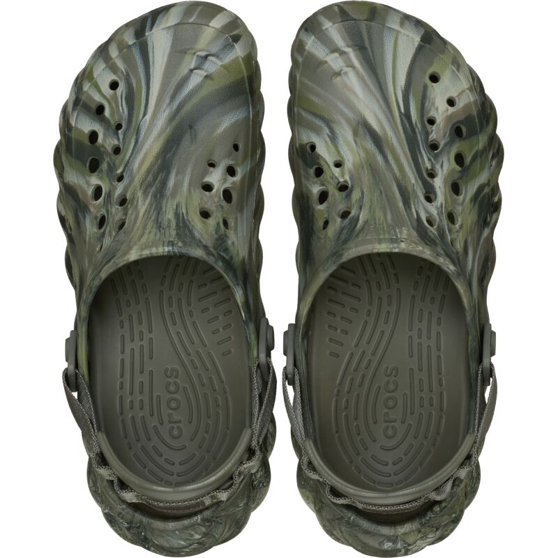 Crocs™ Echo Marbled Clog Dusty Olive/Multi