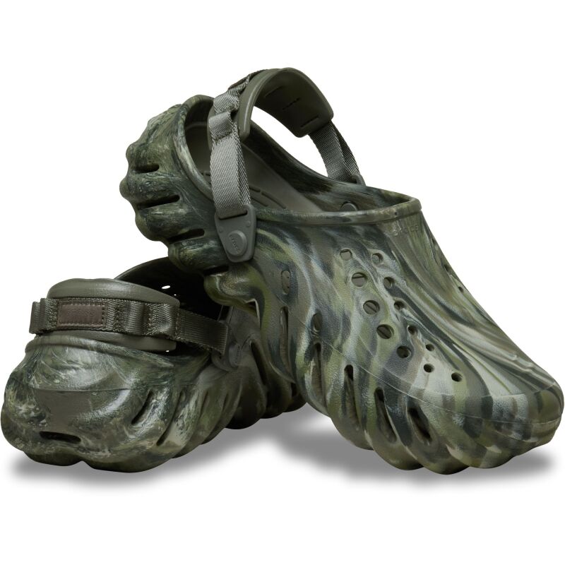 Crocs™ Echo Marbled Clog Dusty Olive/Multi