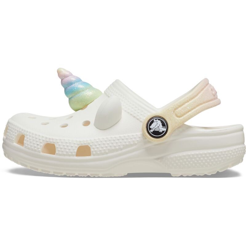 Crocs™ Classic I AM Rainbow Unicorn Clog Chalk