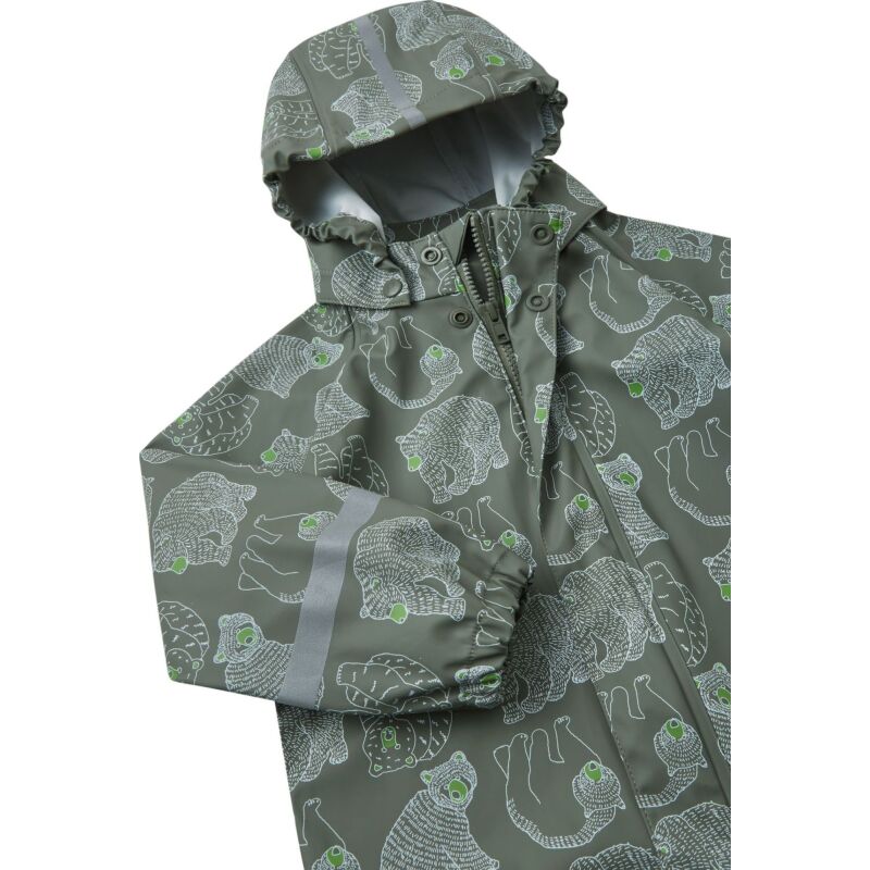 REIMA Rain Jacket Vesi 5100025A Greyish Green 8925
