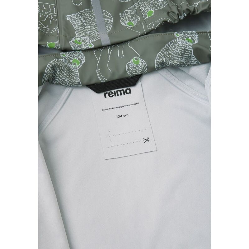 REIMA Rain Jacket Vesi 5100025A Greyish Green 8925