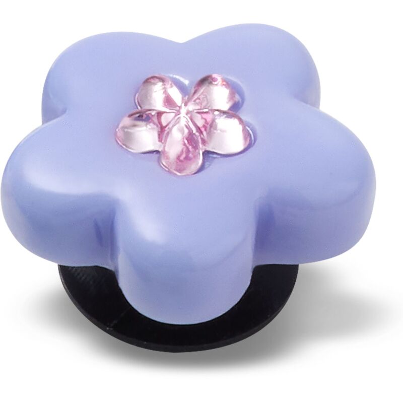 Crocs™ Jibbitz Purple Flower With Pink Gem 