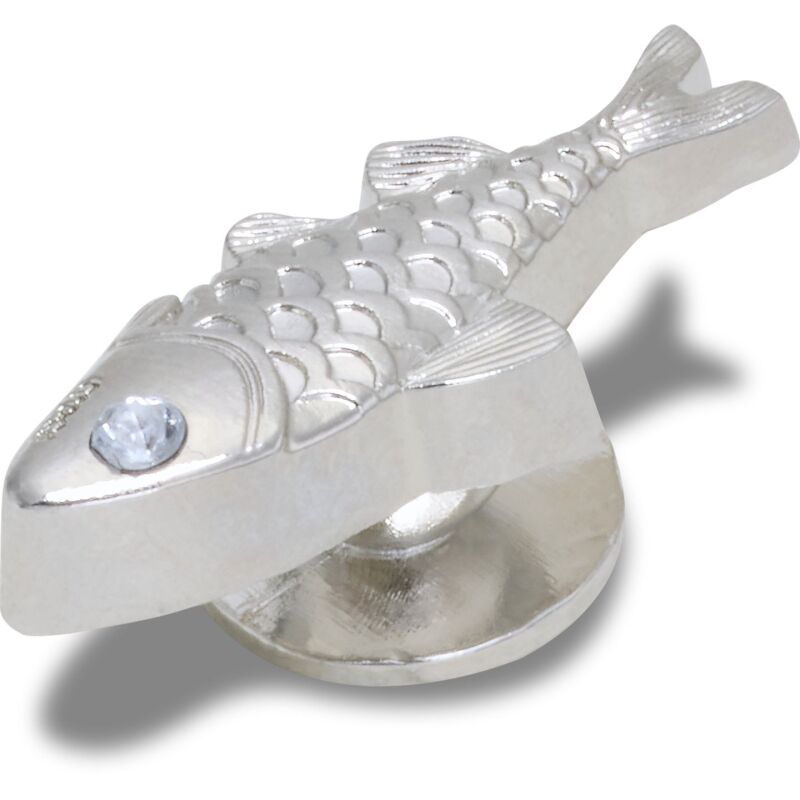 Crocs™ Jibbitz Silver Alloy Fish 