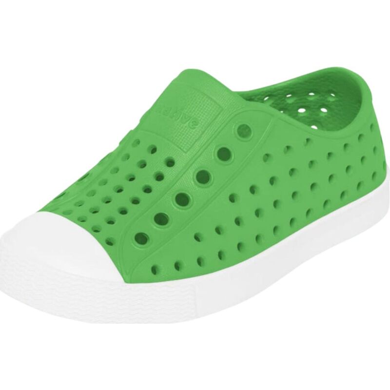 NATIVE Jefferson Child GRASSHOPPER GREEN/ SHELL WHITE