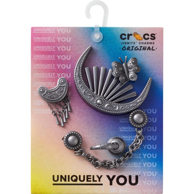 Crocs™ Jibbitz Silver Metal Mix 5 Pack 