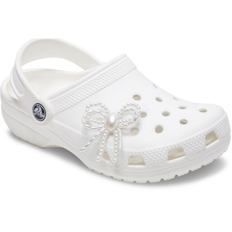 Crocs™ Jibbitz White Pearl Beaded Bow 
