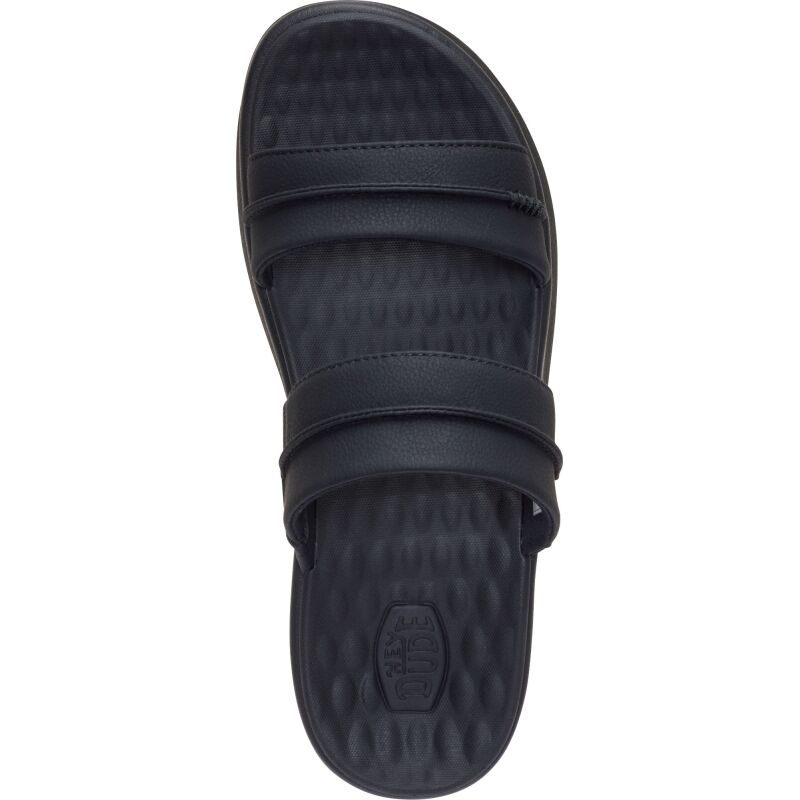 HEYDUDE Austin Slide Classic Women's Black/Black