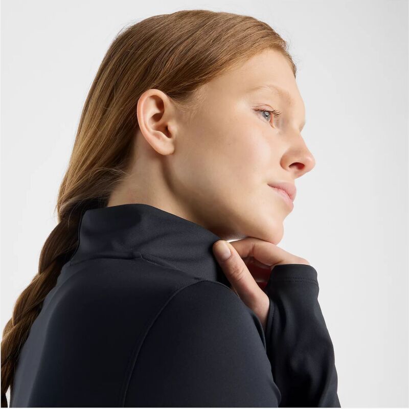 New Balance Script Quarter Zip Black