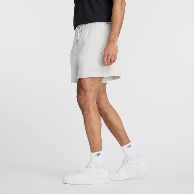 New Balance Athletics French Terry Short 5 Ash Heather