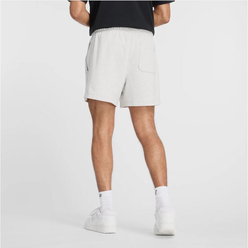 New Balance Athletics French Terry Short 5 Ash Heather