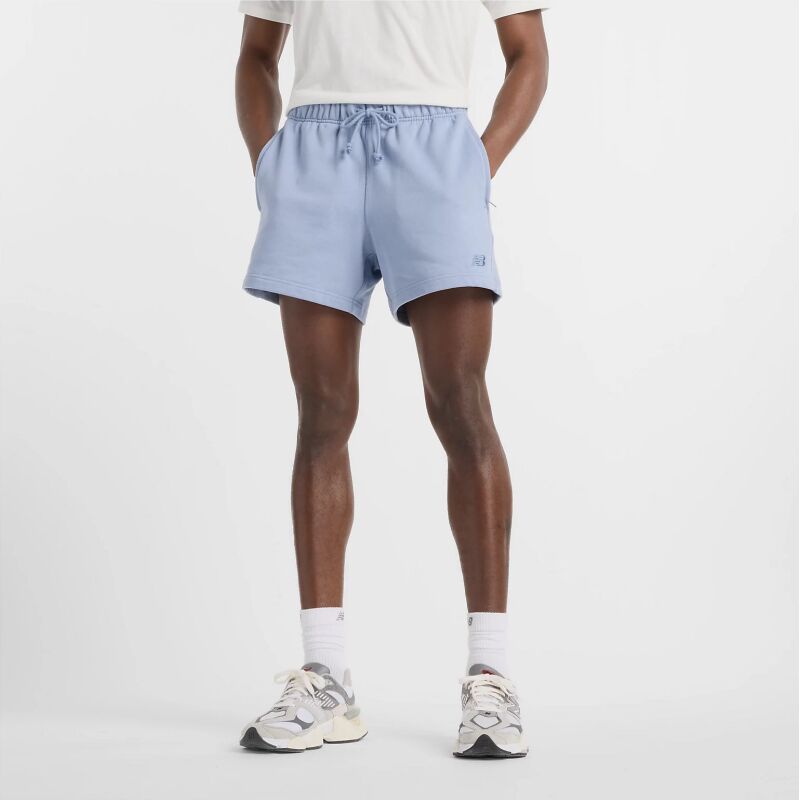 New Balance Athletics French Terry Short 5 Dusk Shower