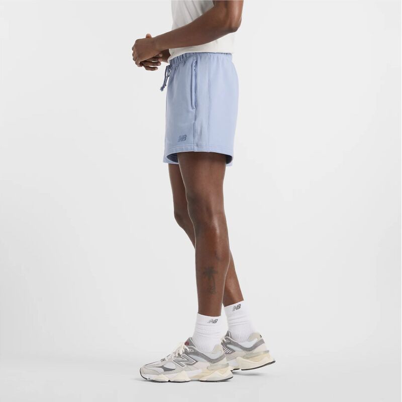 New Balance Athletics French Terry Short 5 Dusk Shower