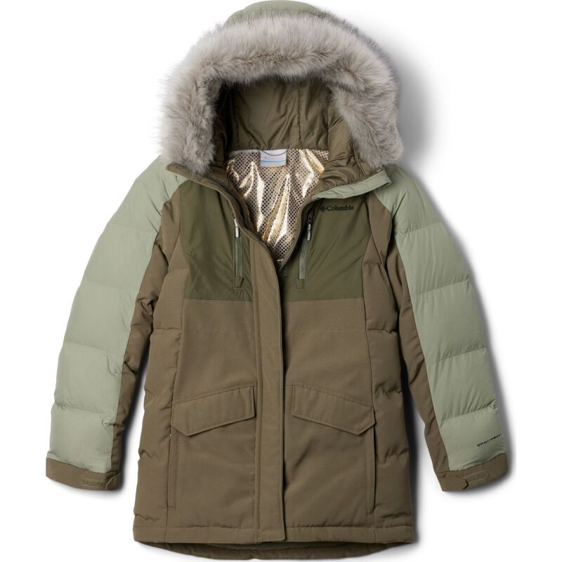 Columbia Marquam Peak Fusion III Parka Kids' Stone Green/ Safari