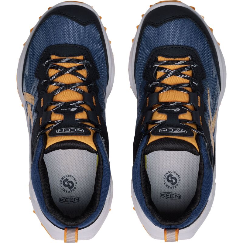 Keen Zionic Mid Wp Big Kid's Naval Academy/Bright Marigold