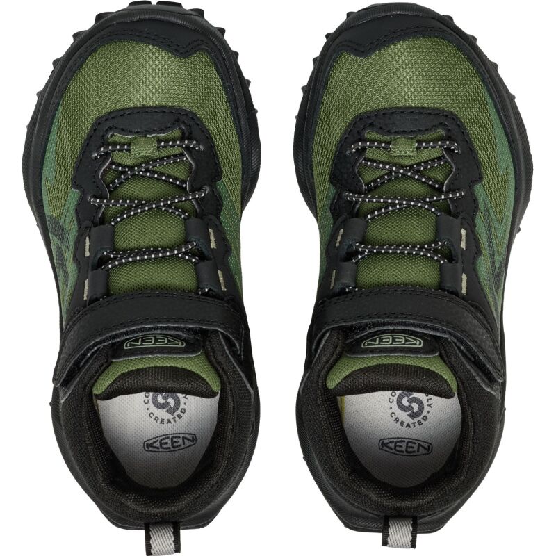 Keen Zionic Mid Wp Little Kid's Black/Bronze Green
