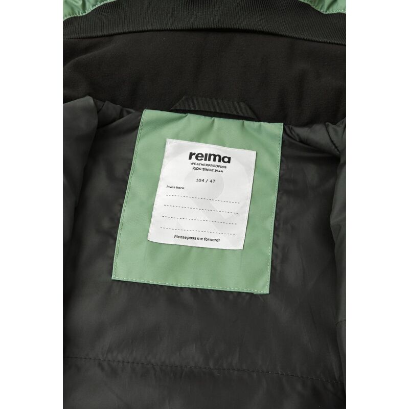 REIMA Waterproof Insulated Overall Sevetti 5100124A Green Clay