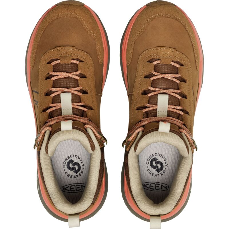 Keen Leiki Leather Mid Wp Women's Chipmunk/Bison