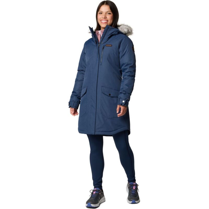 Columbia Suttle Mountain Long Insulated Jacket Collegiate Navy