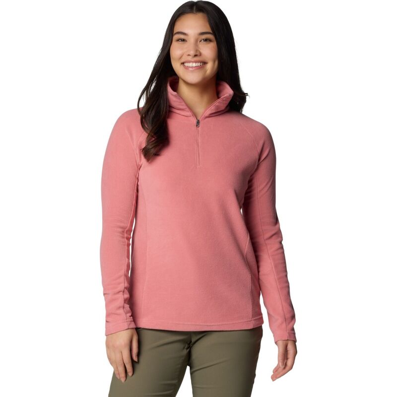 Columbia GlacialIV 1/2 Zip Pink Agave