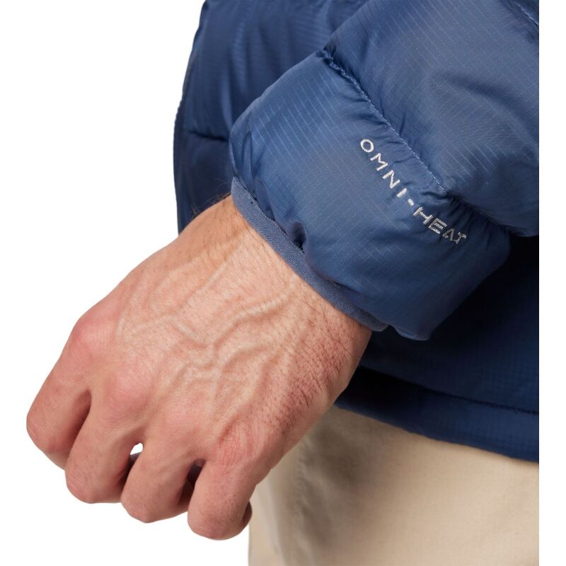 Columbia Autumn Park II Down Hooded Jacket Men's Dark Mountain/ Collegiate Navy