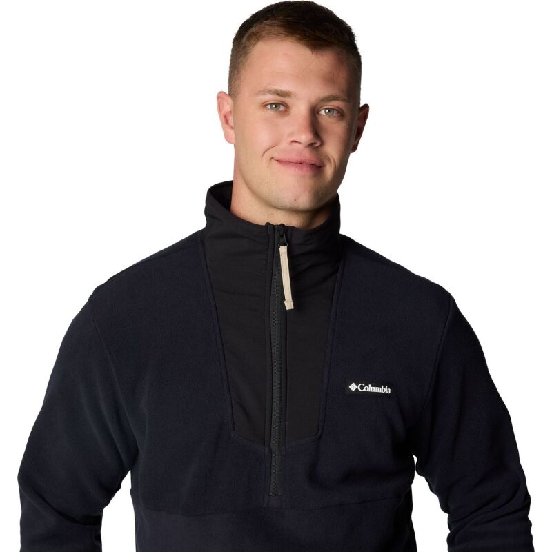 Columbia Sequoia Grove Half Zip Fleece Men's Black/ Black/ Ancient Fossil Pulls