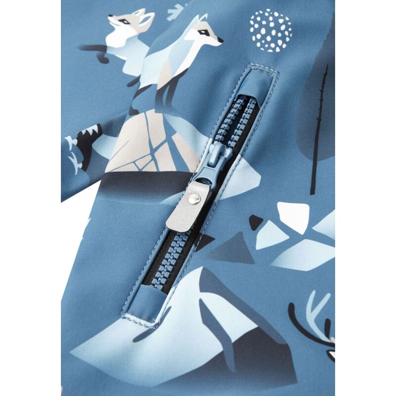 REIMA Toddlers' Softshell Overall Mjosa 5100006D Blue Ocean