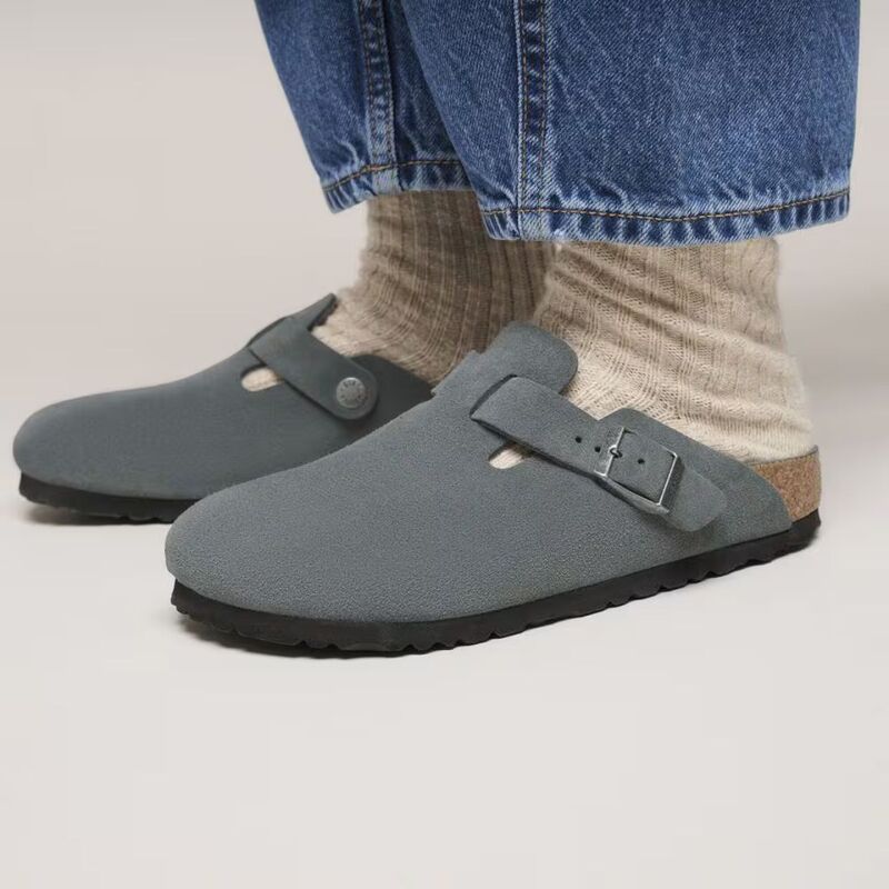 Birkenstock Boston Soft Footbed Regular Basalt Gray Tonal FB