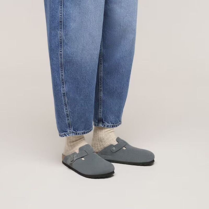 Birkenstock Boston Soft Footbed Regular Basalt Gray Tonal FB