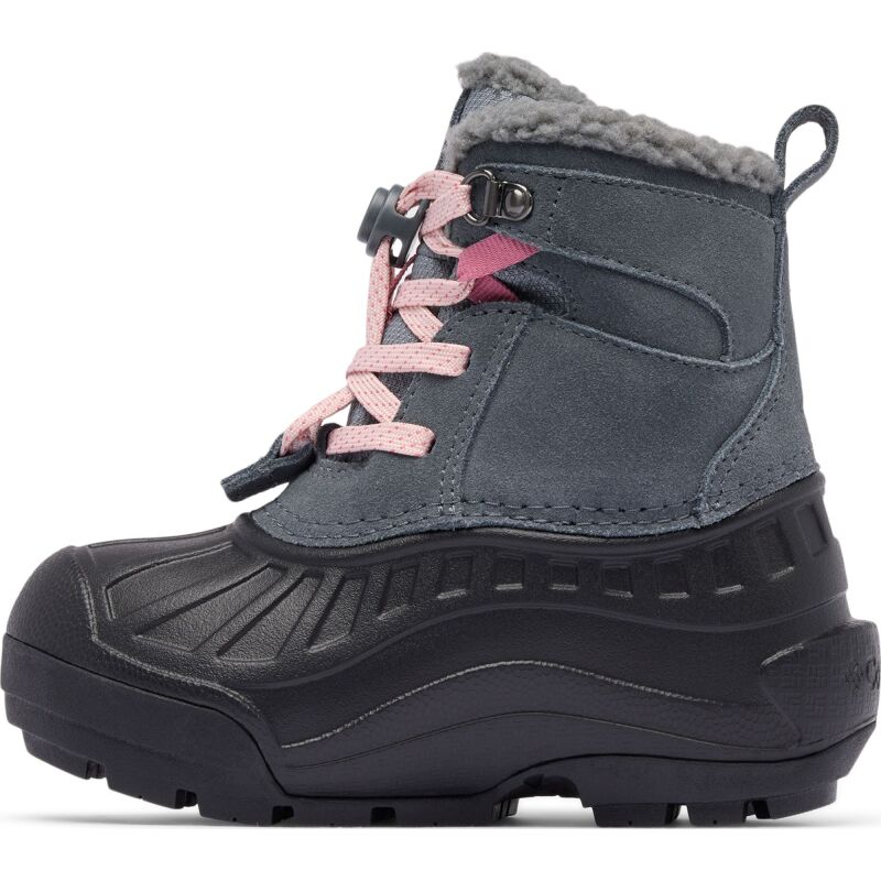 Columbia Powderbug Alpine Waterproof Kid's Graphite/Pink Haze