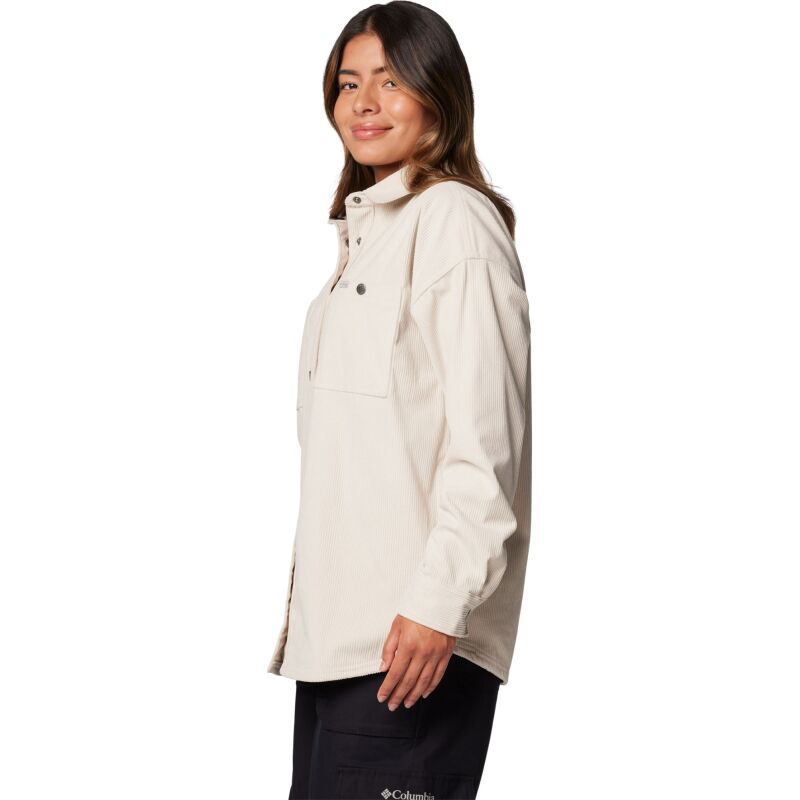 Columbia Blue Point Creek Corduroy Shirt Jacket Women's Dark Stone